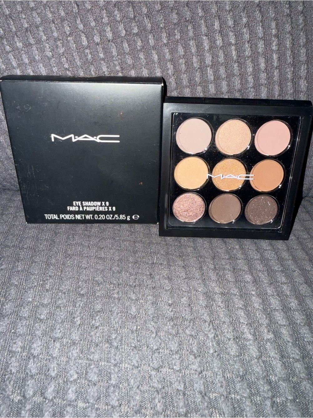 MAC Cosmetics Amber X9-Pan Neutral Eye Shadow Palette - Brown & Taupe Shade